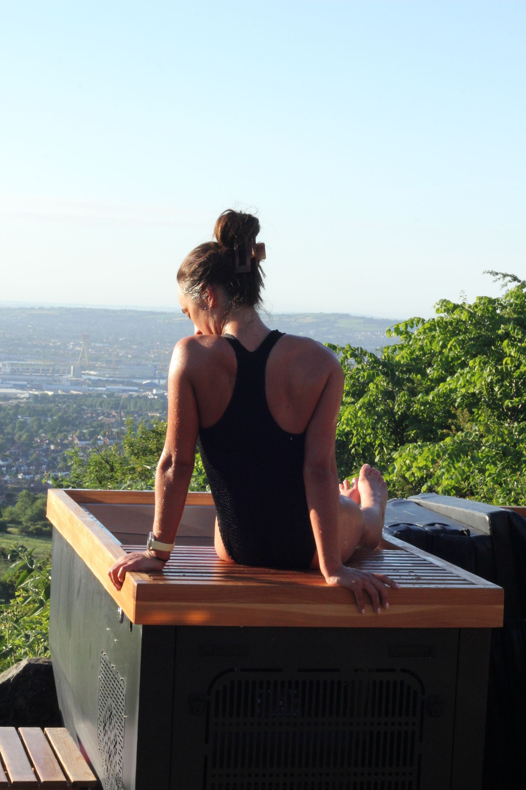 Taking in the view